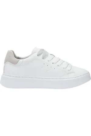 sun68 Schoenen, Dames, Wit, 39 EU, Leer, Grace Leather Sneakers in Wit