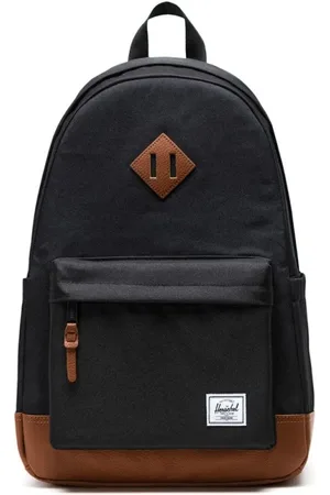 Herschel Tassen, unisex, Zwart, ONE Size, Polyester, Heritage rugzak Zwart/tan