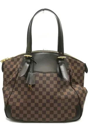 LOUIS VUITTON Pre-owned, Dames, Bruin, ONE Size, Tweedehands Canvas Louis Vuitton tassen