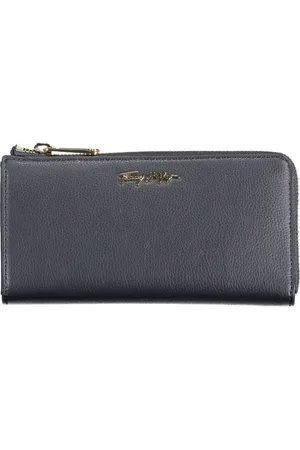 Tommy Hilfiger Accessoires, Dames, Blauw, ONE Size, Blauwe Damesportemonnee met Ritssluiting