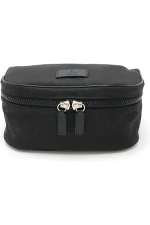 Gucci Pre-owned, Heren, Zwart, ONE Size, Leer, Pre-owned Canvas gucci-bags