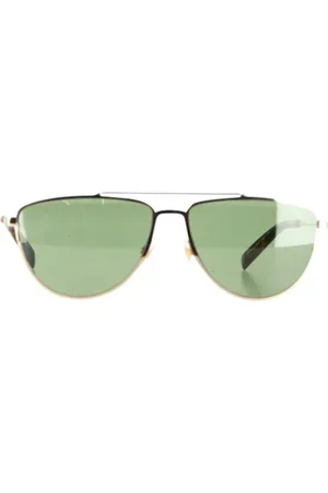 Givenchy Pre-owned, Dames, Groen, ONE Size, Pre-owned Metal sunglasses