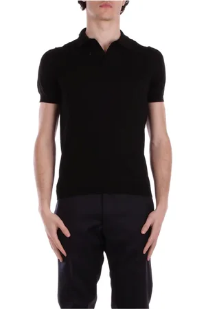 TAGLIATORE Tops, Heren, Zwart, L, Katoen, T-shirts en Polo