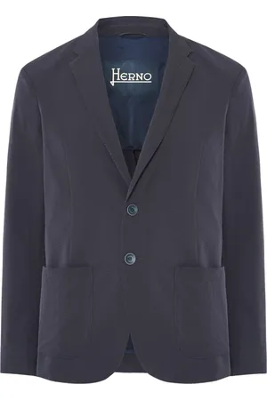 HERNO Jassen, Heren, Blauw, L, Navy Technische Americana Kleding