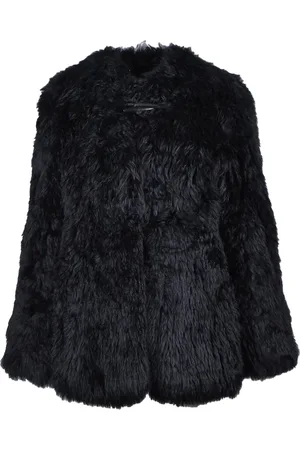 We11 Done Jassen, Dames, Zwart, L, Faux Fur Shearling Jassen