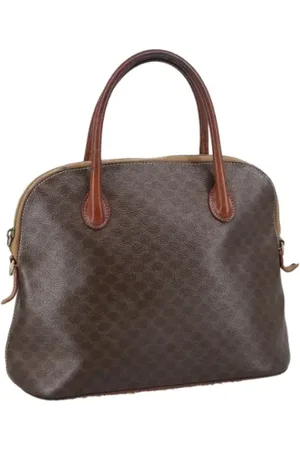 Céline Pre-owned, Dames, Bruin, ONE Size, Leer, Tweedehands leren handtassen