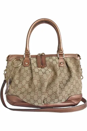 Gucci Pre-owned, Dames, , ONE Size, Leer, Pre-owned Canvas gucci-bags