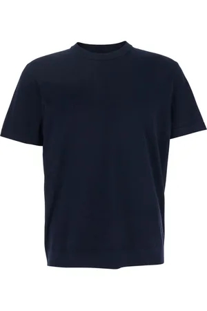 THEORY Tops, Heren, Blauw, S, Stijlvolle T-shirts en Polo