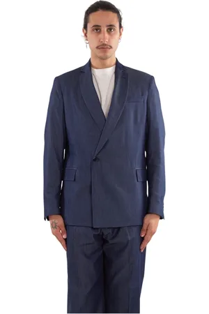 COSTUMEIN Jassen, Heren, Blauw, XL, Denim, Denim Blazer SS
