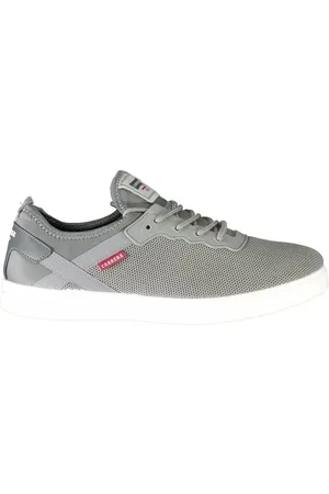Carrera Schoenen, Heren, Grijs, 45 EU, Polyester, Grijze Polyester Sneaker met Contrastdetails