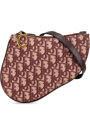 Dior Pre-owned, Dames, Rood, ONE Size, Pre-owned Canvas crossbody-bags