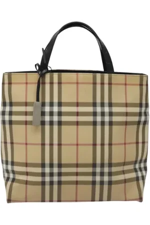 Burberry Pre-owned, Dames, , ONE Size, Tweedehands Canvas handtassen