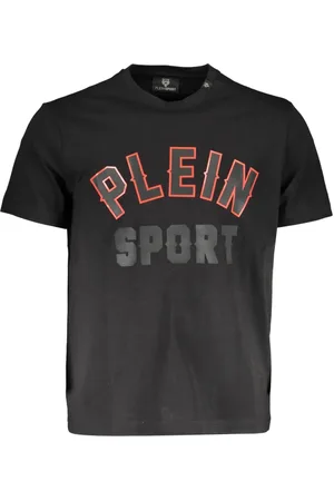 Philipp Plein Tops, Heren, Zwart, L, Korte Mouw Heren T-shirt Zwart