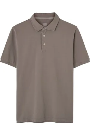 FEDELI Tops, Heren, Bruin, L, Pique Polo T-shirts en Polos