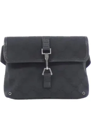 Gucci Pre-owned, unisex, Zwart, ONE Size, Pre-owned Canvas gucci-bags