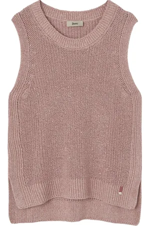 HERNO Truien, Dames, Roze, S, Roze Gebreide Top