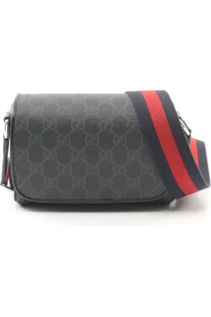 Gucci Pre-owned, Heren, Zwart, ONE Size, Leer, Pre-owned Leather gucci-bags