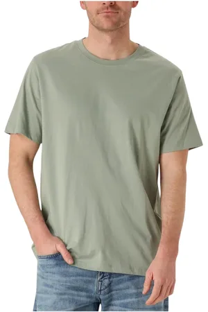 SELECTED Tops, Heren, Groen, L, Heren Polo & T-shirts O-neck Tee