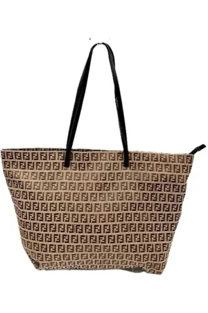 Fendi Pre-owned, Dames, Bruin, ONE Size, Pre-owned Fabric fendi-bags