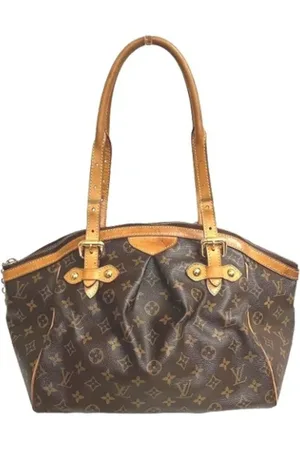 LOUIS VUITTON Pre-owned, Dames, Bruin, ONE Size, Tweedehands Canvas Louis Vuitton tassen