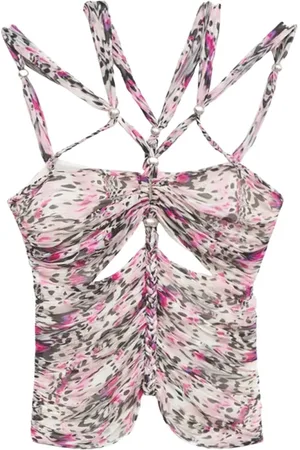 Isabel Marant Tops, Dames, Roze, S, Zijden Roze Top