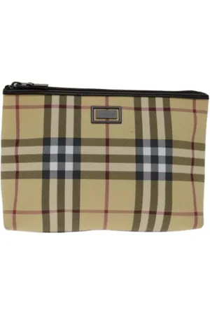 Burberry Pre-owned, Dames, , ONE Size, Pre-owned Canvas pouches
