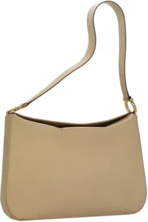 Salvatore Ferragamo Pre-owned, Dames, , ONE Size, Leer, Tweedehands leren schoudertassen