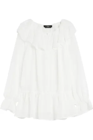 Max Mara Blouses & Shirts, Dames, Wit, XS, Witte overhemden voor weekendoutfits