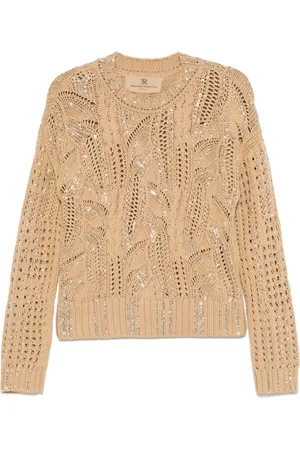 ERMANNO SCERVINO Truien, Dames, , M, Touw Stijl Mode Accessoire