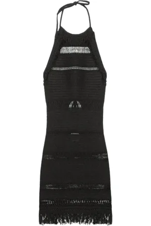 Isabel Marant Kleedjes, Dames, Zwart, XS, Katoen, Zwarte Katoenen Jurk