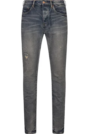 Purple Brand Jeans, Heren, Blauw, W36, Katoen, Blauwe Skinny Jeans voor Mannen