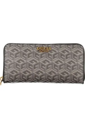 Guess Accessoires, Dames, Zwart, ONE Size, Elegante Zwarte Portemonnee met Meerdere Compartimenten
