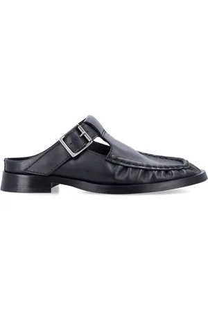 Miista Schoenen, Dames, Zwart, 39 EU, Zwarte Gesloten Gespte Muilezels Schoenen