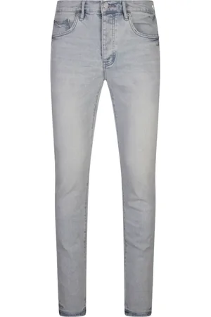 Purple Brand Jeans, Heren, Blauw, W33, Katoen, Blauwe Skinny Jeans voor Mannen