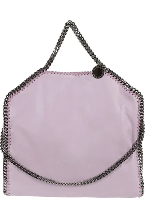 Stella McCartney Tassen, Dames, Paars, ONE Size, Polyester, Paarse Eco Shaggy Deer Tote Tas