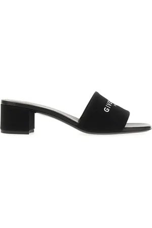 Givenchy Schoenen, Dames, Zwart, 37 EU, Leer, Stijlvolle Sandalen voor de Zomer