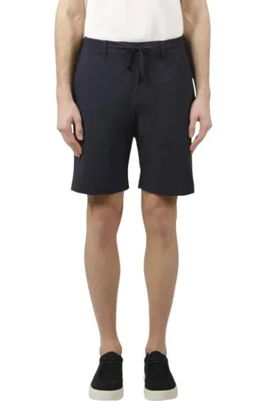 CRUNA Korte broeken, Heren, Blauw, 2Xl, Polyester, Blauwe technische stoffen shorts met trekkoord taille