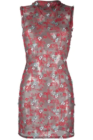 OTTOLINGER Kleedjes, Dames, Rood, S, Leer, Short Kleedjes