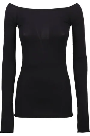 Sportmax Tops, Dames, Zwart, L, Polyester, Zwarte Top Ario