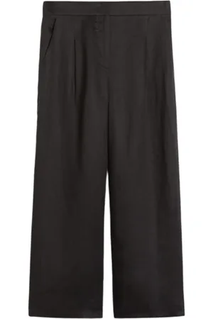 Max Mara Broeken, Dames, Zwart, S, Zwarte Dazzy Broek