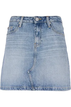 Tommy Hilfiger Rokken, Dames, Blauw, M, Denim, Denim Mini Rok