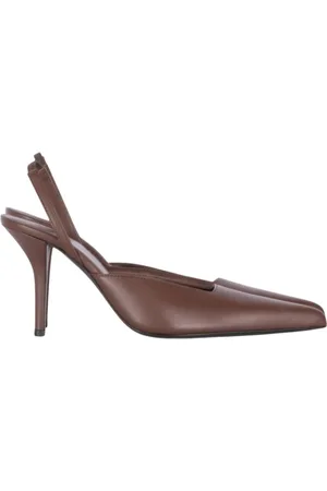 Gia Borghini Schoenen, Dames, Bruin, 39 EU, Leer, Octavie Nappa Schoenen