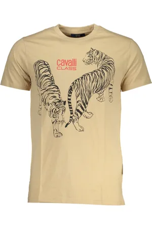 Roberto Cavalli Tops, Heren, , L, T-shirt met korte mouwen voor heren