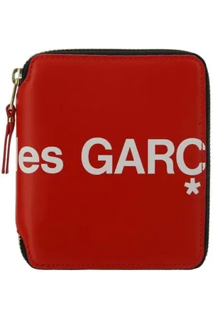 Comme des Garçons Accessoires, Heren, Rood, ONE Size, Portemonnee met ritssluiting en logo