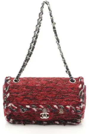 CHANEL Pre-owned, Dames, Rood, ONE Size, Pre-owned Canvas crossbody-bags