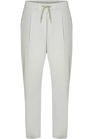 HERNO Broeken, Dames, Wit, S, Witte trekkoordbroek