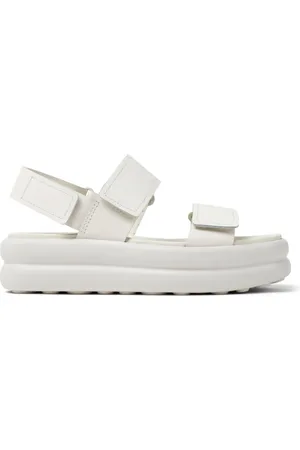 Camper Schoenen, Dames, Wit, 36 EU, Witte Flota Up Sandalen