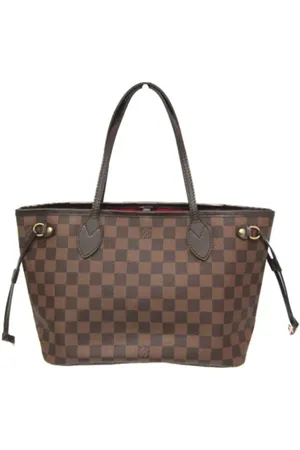 LOUIS VUITTON Pre-owned, Dames, Bruin, ONE Size, Tweedehands Canvas Louis Vuitton tassen