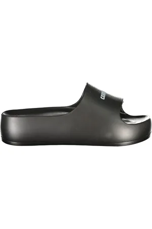 Carrera Schoenen, Dames, Zwart, 38 EU, Zwarte Polyethyleen Sandalen met Plateau
