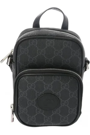Gucci Pre-owned, Heren, Zwart, ONE Size, Pre-owned Canvas gucci-bags
